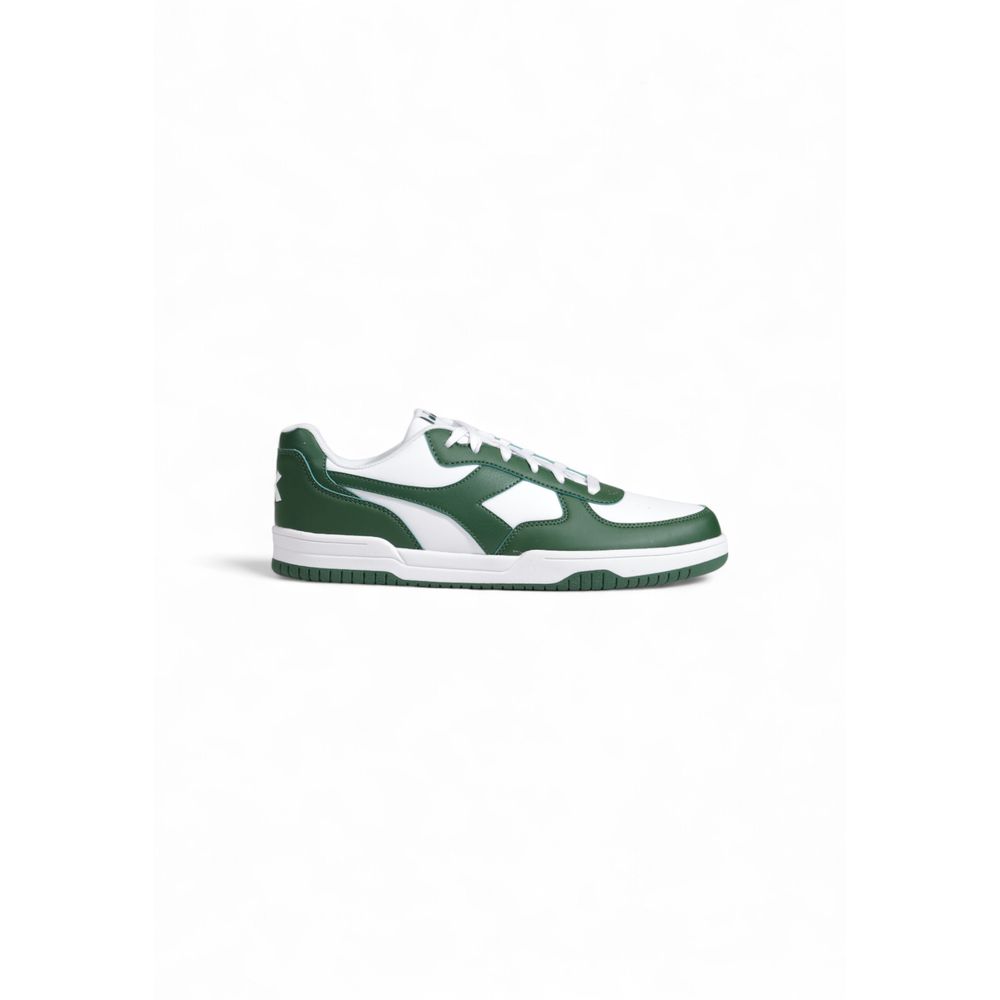 Diadora Grüne Sneakers aus Kunstleder