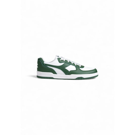 Diadora Grüne Sneakers aus Kunstleder