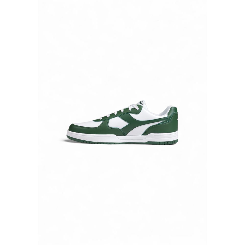 Diadora Grüne Sneakers aus Kunstleder