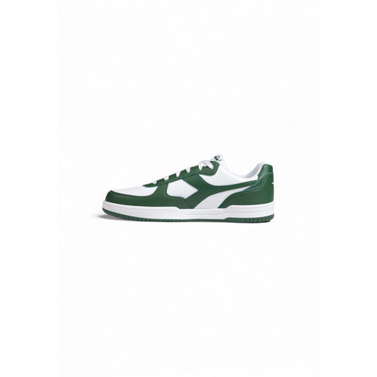 Diadora Grüne Sneakers aus Kunstleder