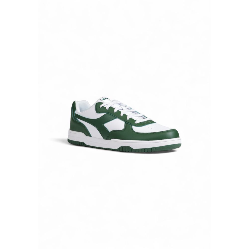 Diadora Grüne Sneakers aus Kunstleder