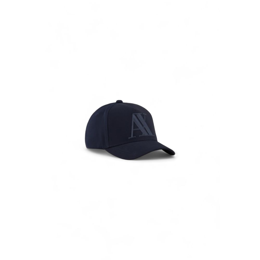 Armani Exchange Blaue Polyester-Kappe (Baseballmütze)