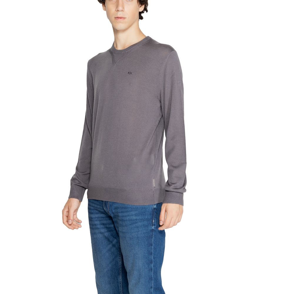 Armani Exchange Grauer Woll-Sweatshirt