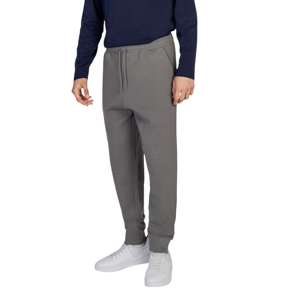 Hugo Boss Graue Baumwoll-Jogginghose (Trainingshose)