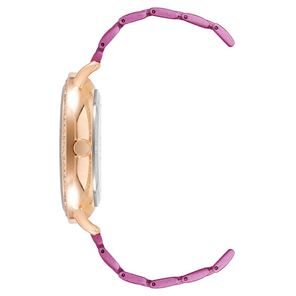 Juicy Couture Metall-Armbanduhr mit Multicolor-Zifferblatt