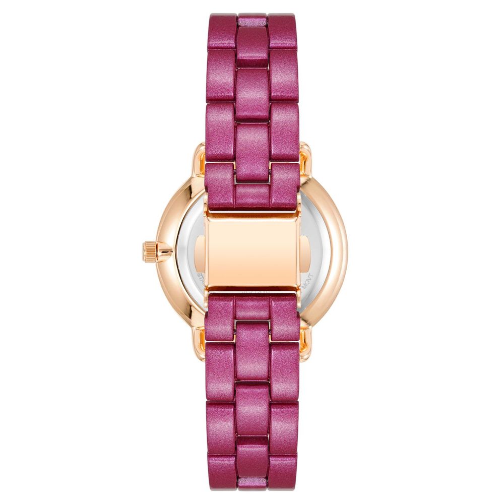 Juicy Couture Metall-Armbanduhr mit Multicolor-Zifferblatt