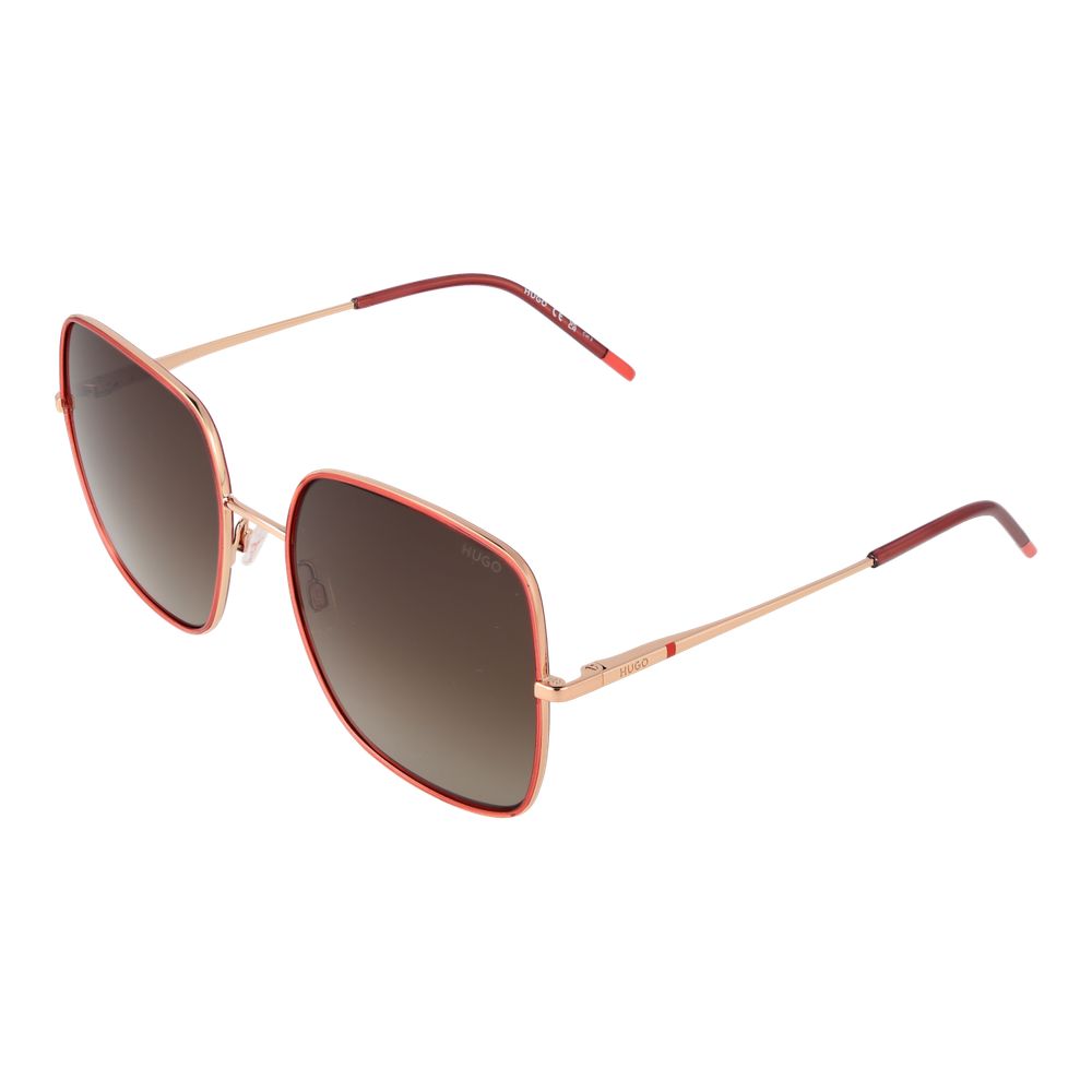 Hugo Boss Rote Metall-Sonnenbrille