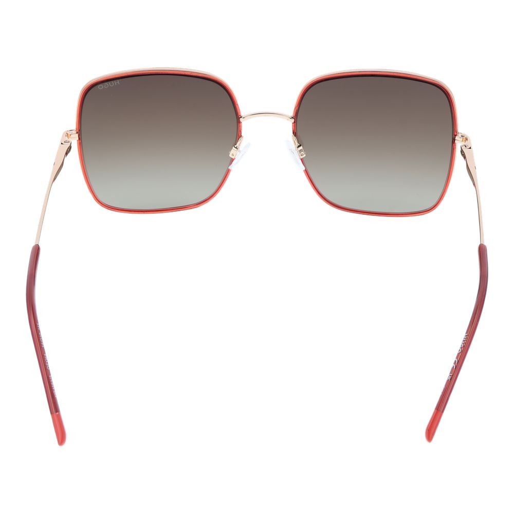 Hugo Boss Rote Metall-Sonnenbrille