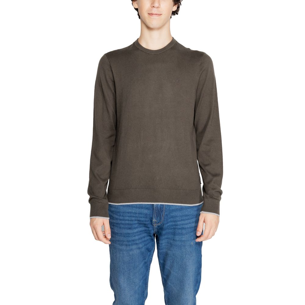 Armani Exchange Grüner Baumwoll-Sweatshirt