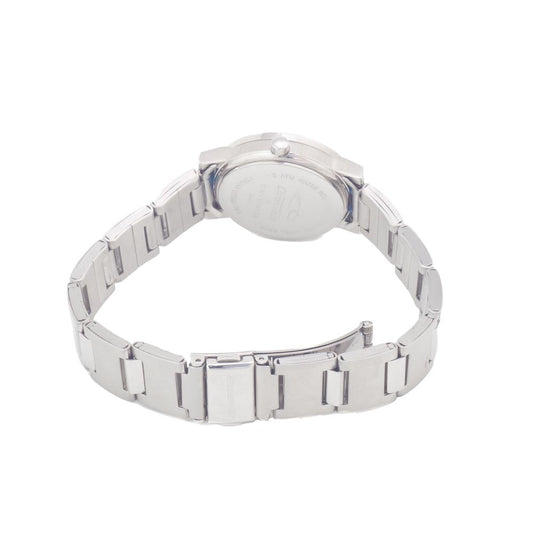 Chronotech Elegante Edelstahl-Armbanduhr in Grau