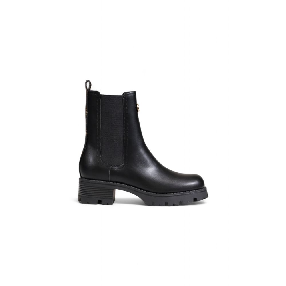Guess Schwarze Polyethylen-Ankle-Boots