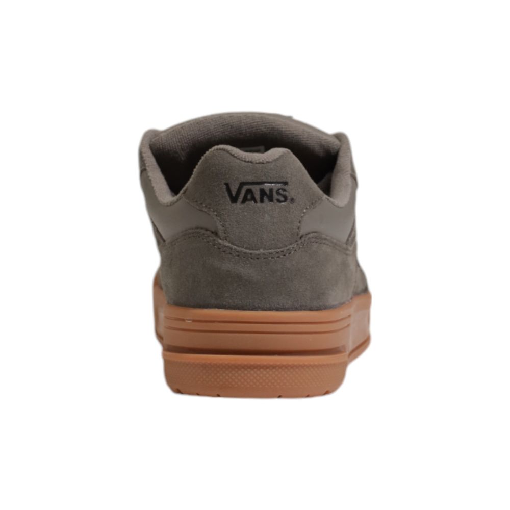 Vans Beigefarbene Wildleder-Sneakers mit niedrigem Schaft