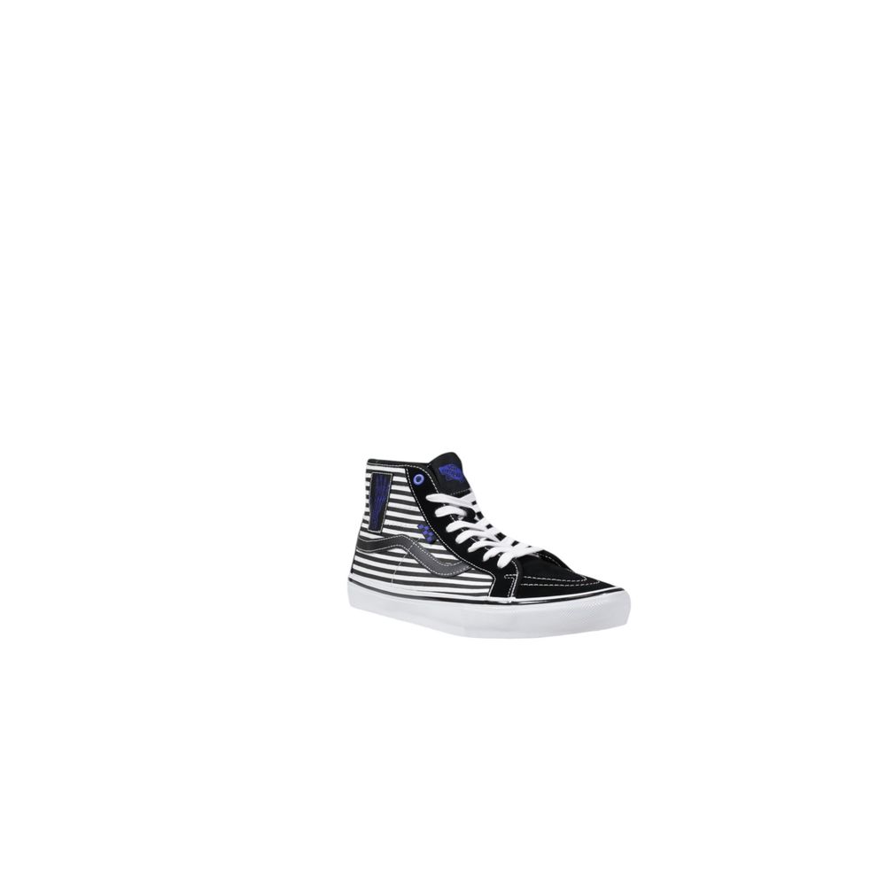 Vans Schwarze und Weiße Ledersneaker High-Top