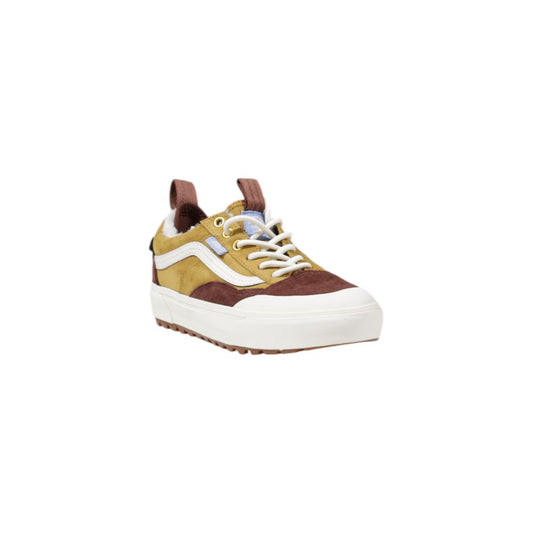 Vans Beigefarbene Leder-Sneaker