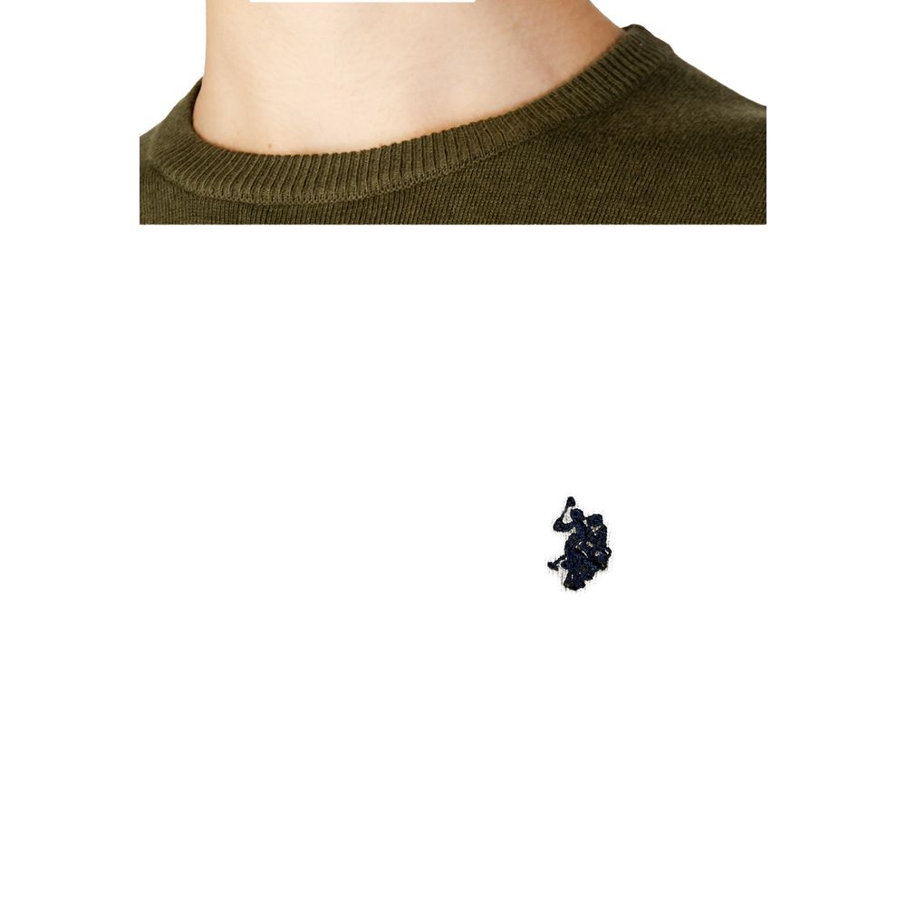 U.S. POLO ASSN. Grüner Baumwoll-Sweatshirt