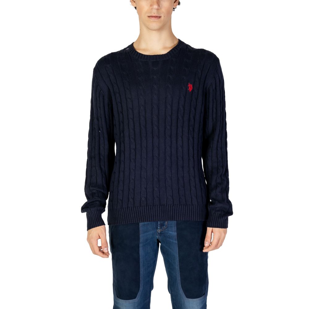 U.S. POLO ASSN. Blauer Baumwoll-Sweatshirt