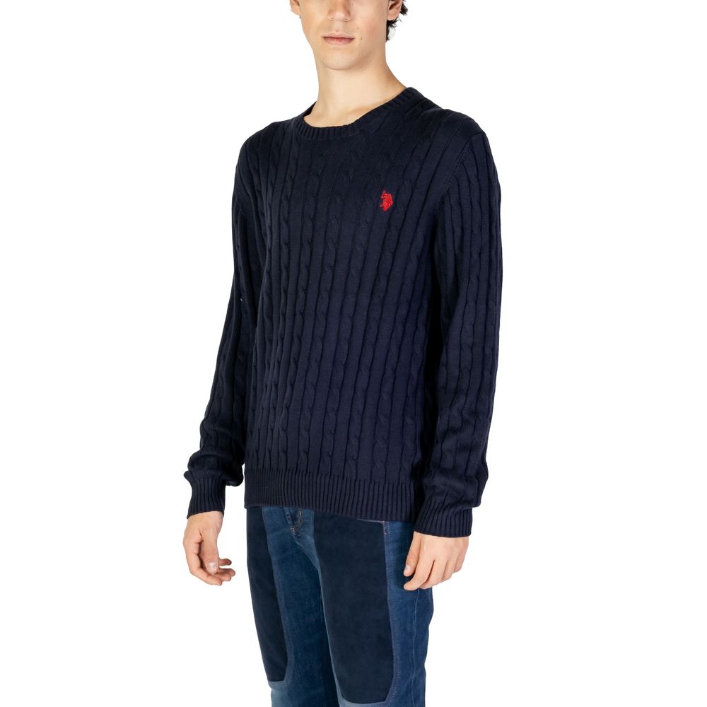 U.S. POLO ASSN. Blauer Baumwoll-Sweatshirt