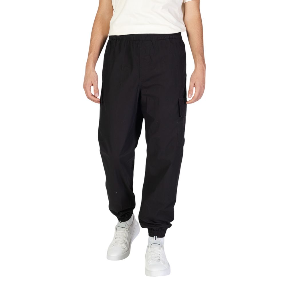 Calvin Klein Jeans Schwarze Baumwoll-Jogginghose (Trainingshose)