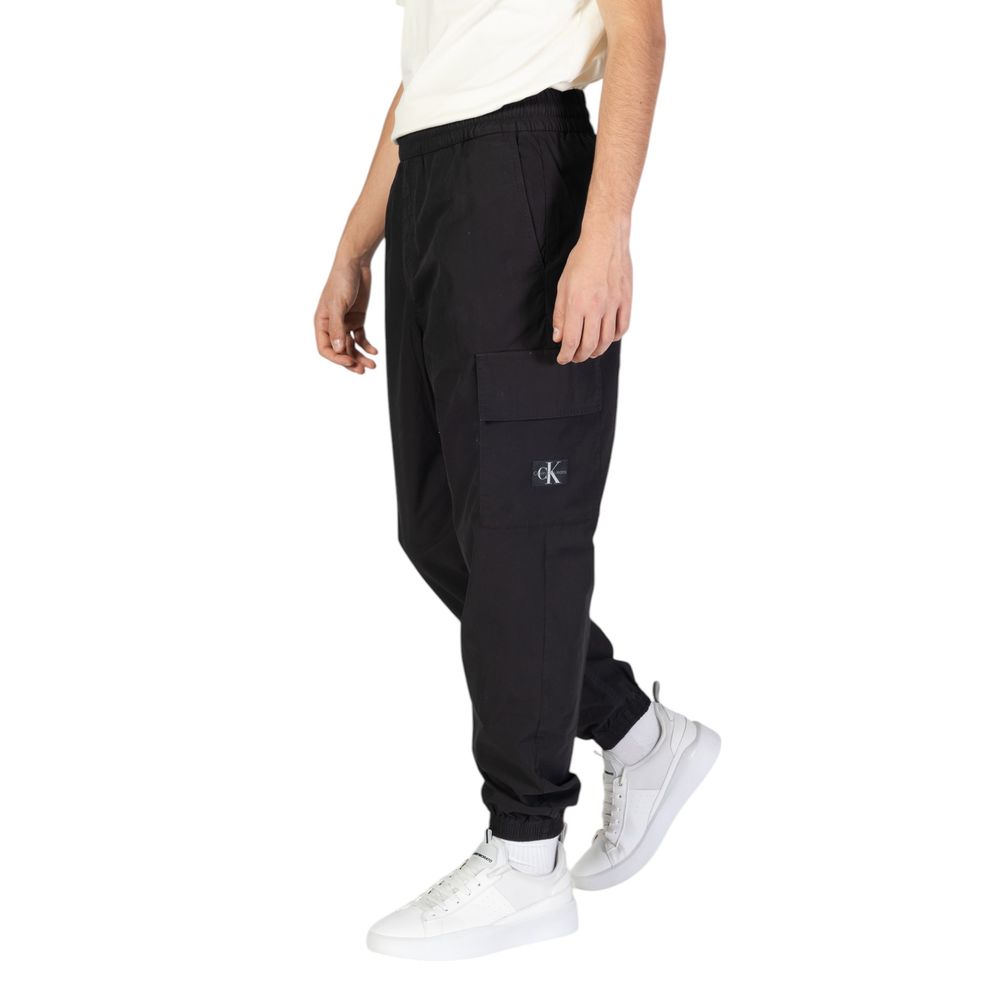 Calvin Klein Jeans Schwarze Baumwoll-Jogginghose (Trainingshose)