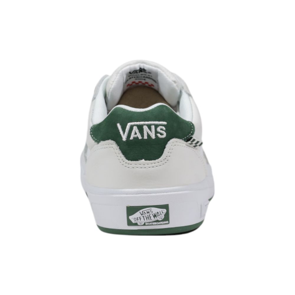 Vans Grüne Wildleder-Sneaker mit niedrigem Schaft