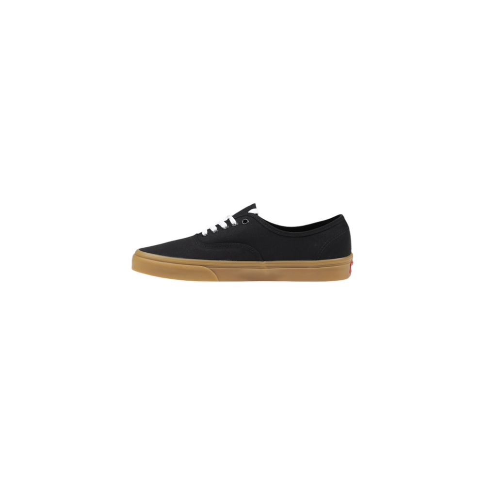 Vans Schwarze Stoff-Sneakers mit niedrigem Schaft