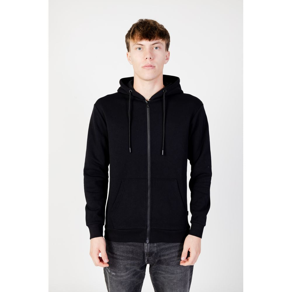 Jack Jones Schwarzer Polyester-Hoodie