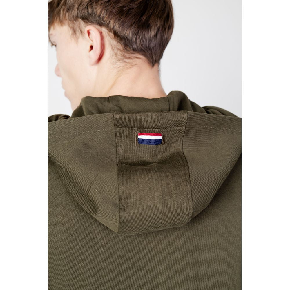 U.S. POLO ASSN. Grüner Baumwoll-Kapuzenpullover