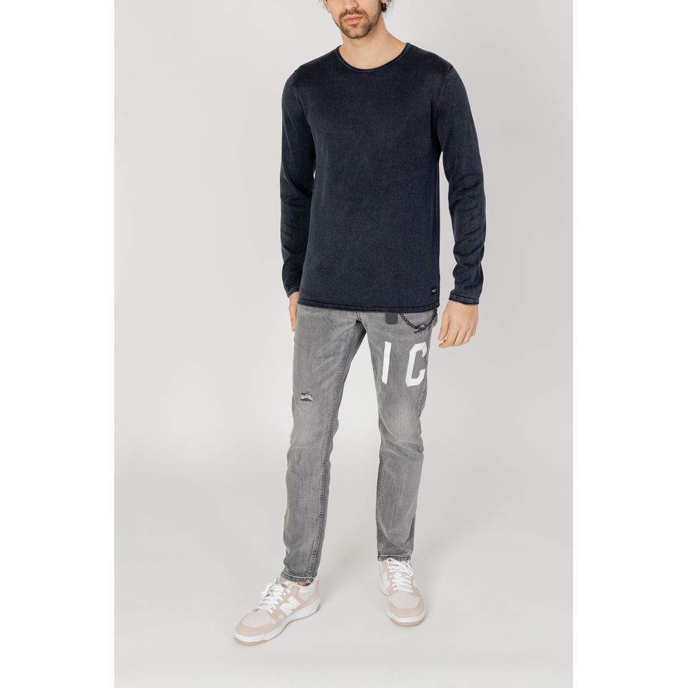Jack Jones Baumwoll-Sweatshirt in Blau