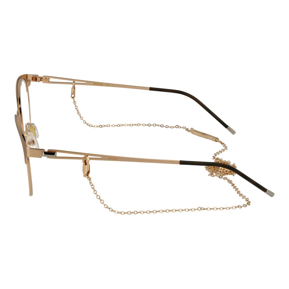 Hugo Boss Goldene Brille aus Edelstahl (Gestelle)