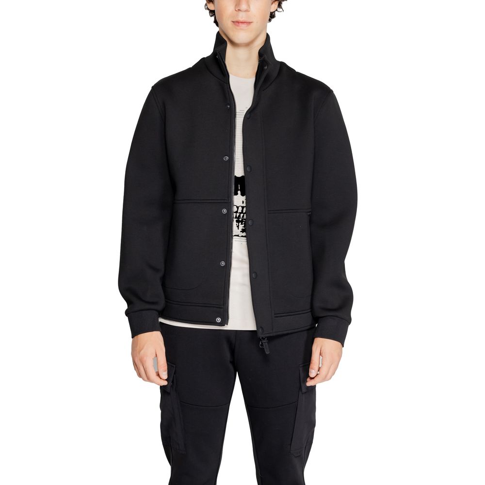 Antony Morato Schwarze Polyester-Langjacke