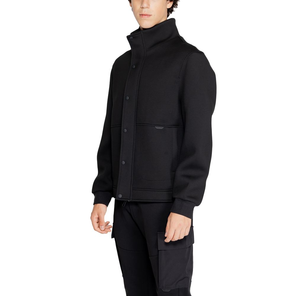 Antony Morato Schwarze Polyester-Langjacke