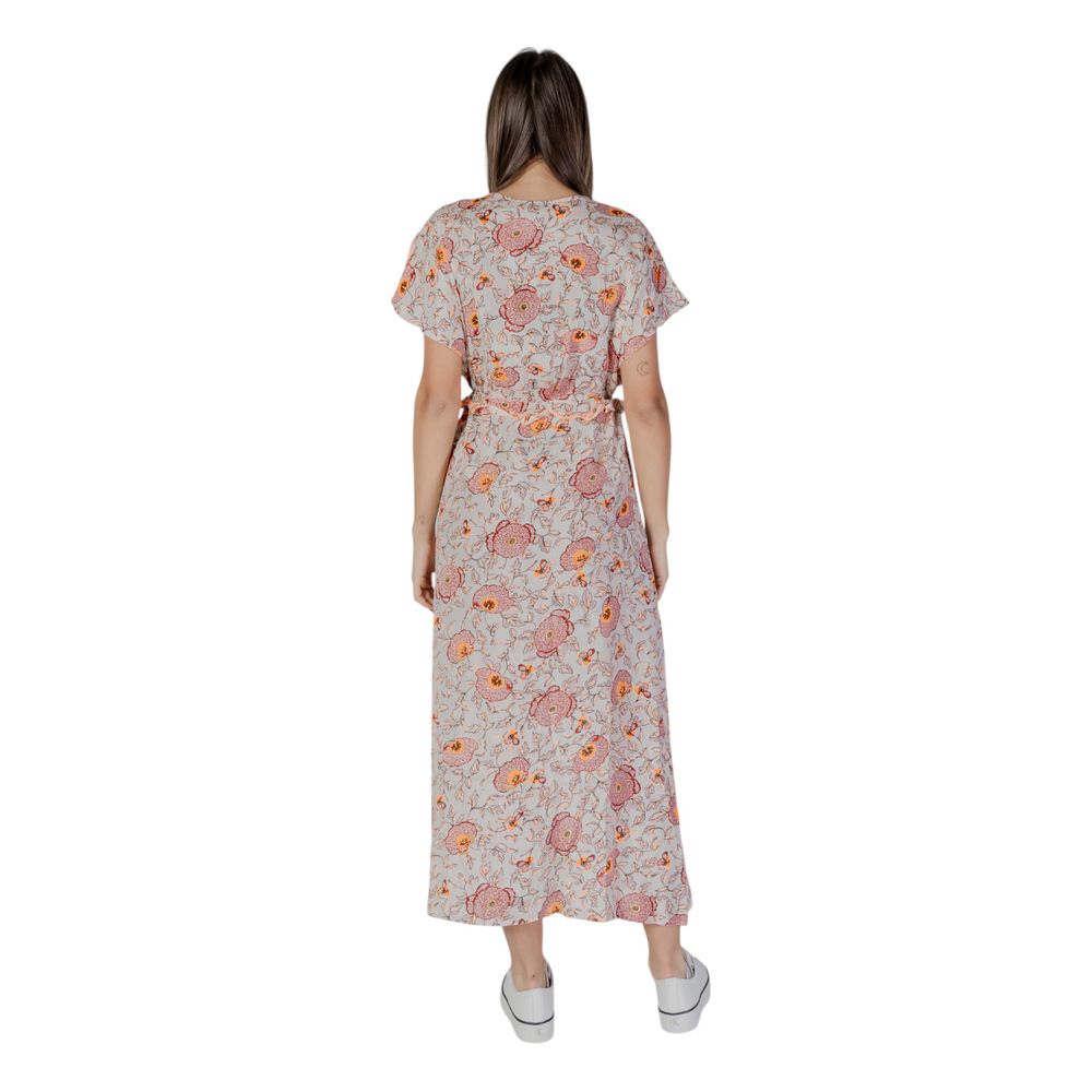 B.Young Baumwoll-Maxikleid mit Blumenmuster