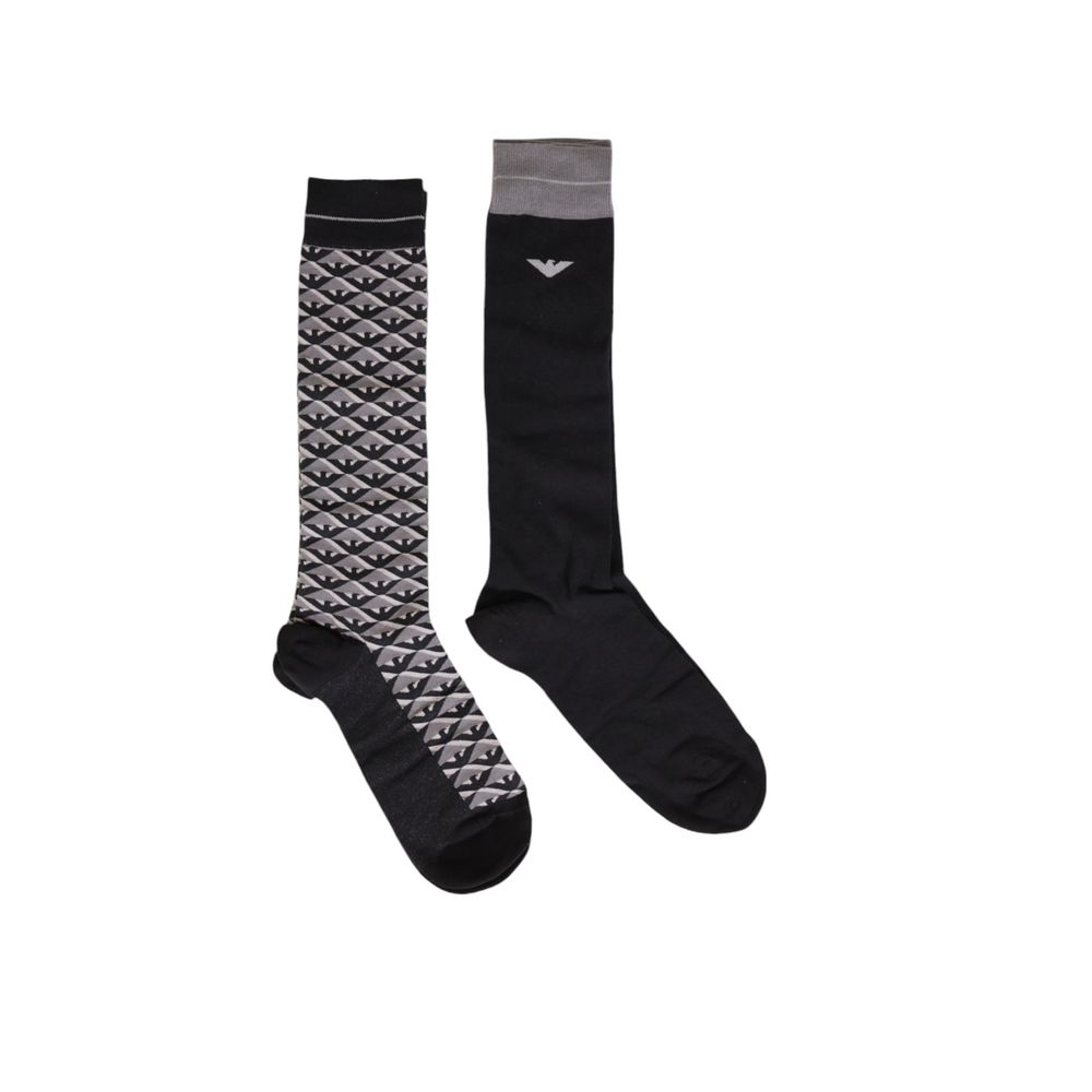 Emporio Armani Underwear Graue Baumwollsocken