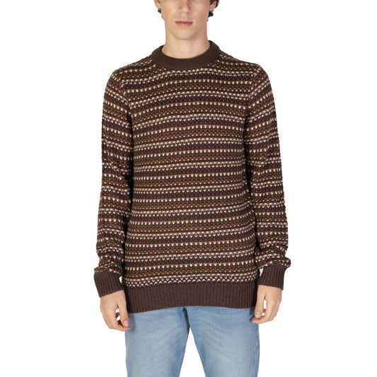 Only & Sons Brauner Baumwoll-Sweatshirt