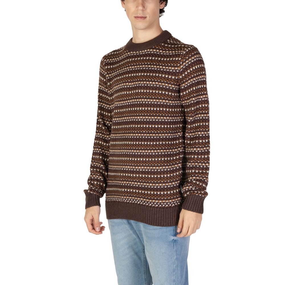 Only & Sons Brauner Baumwoll-Sweatshirt