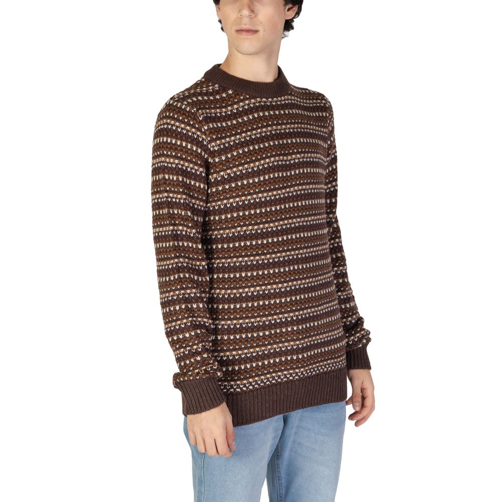 Only & Sons Brauner Baumwoll-Sweatshirt