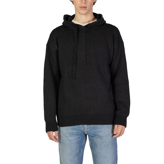 Underclub Schwarzer Baumwoll-Sweatshirt