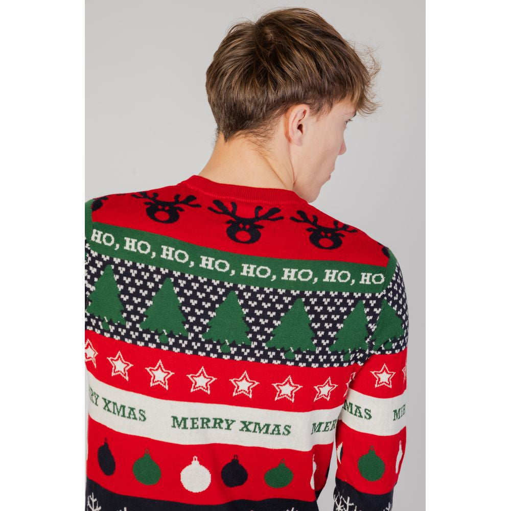 Only & Sons Baumwoll-Sweatshirt in Rot