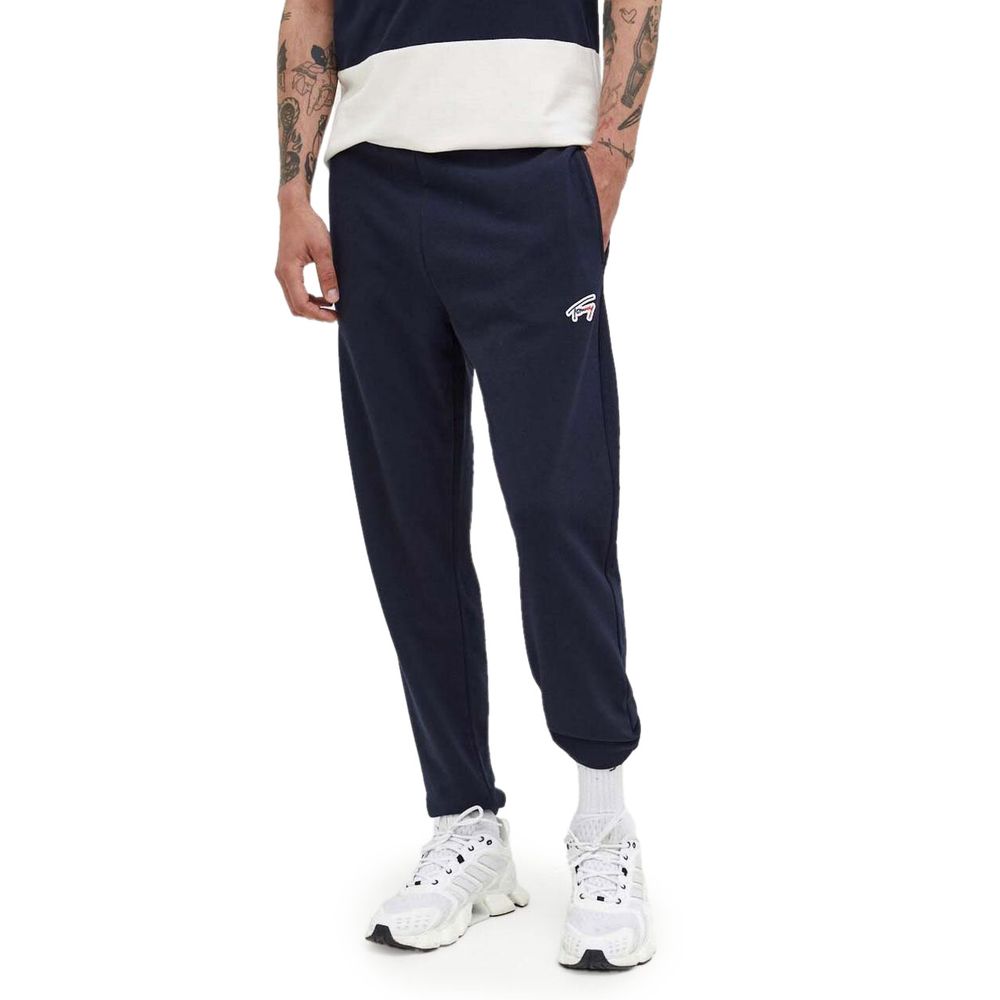 Tommy Hilfiger Jeans Blaue Baumwoll-Jogginghose (Trainingshose)