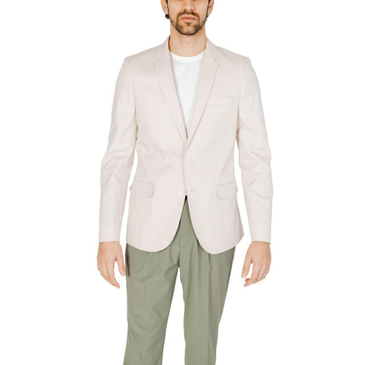 Antony Morato Blazer aus cremefarbener Baumwolle