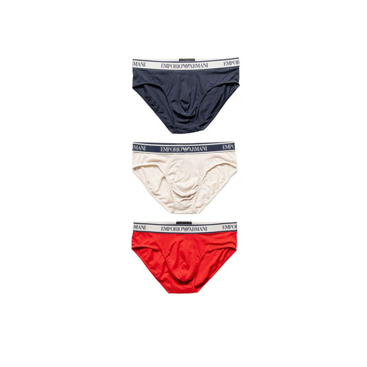 Emporio Armani Underwear Rote Baumwoll-Slips