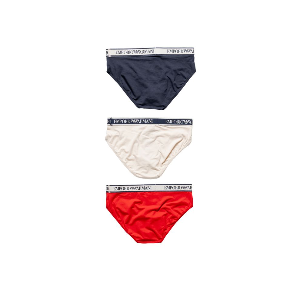 Emporio Armani Underwear Rote Baumwoll-Slips