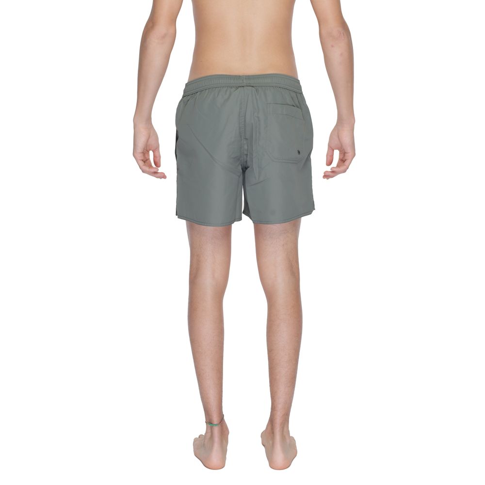 Emporio Armani Underwear Badehose aus Polyester in Grün