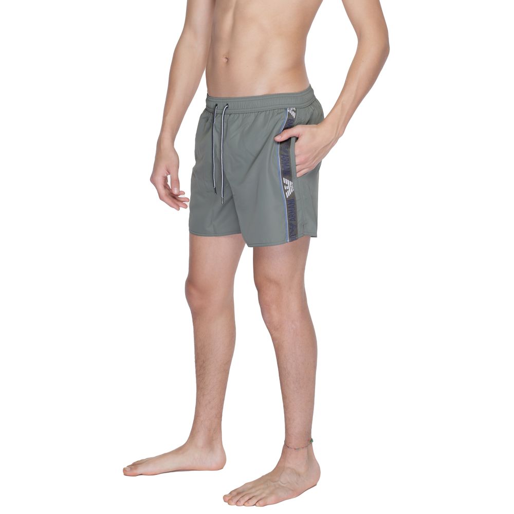 Emporio Armani Underwear Badehose aus Polyester in Grün