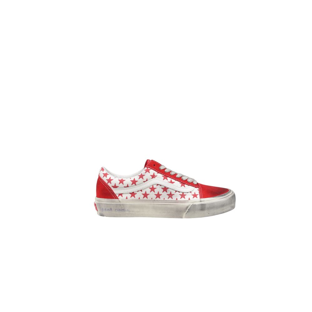 Vans Rote Wildleder-Sneaker Low-Top