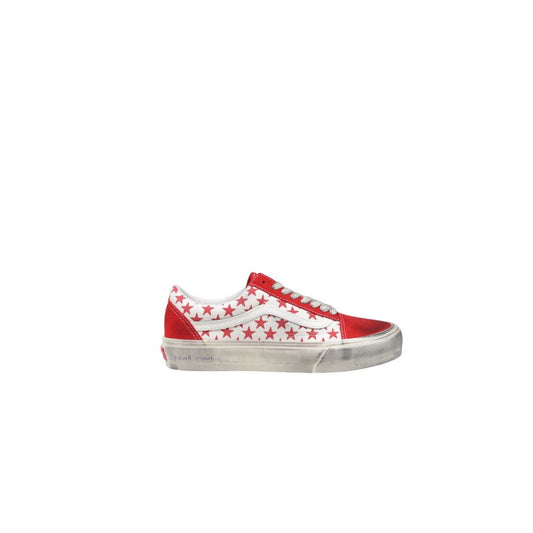 Vans Rote Wildleder-Sneaker Low-Top