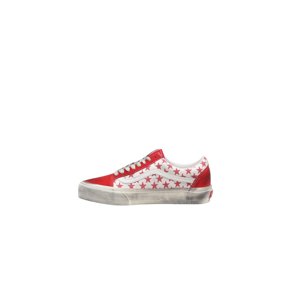 Vans Rote Wildleder-Sneaker Low-Top