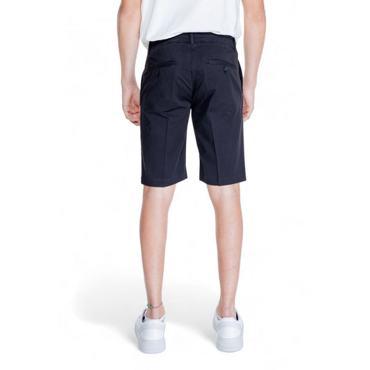 Antony Morato Schwarze Baumwoll-Bermuda-Shorts