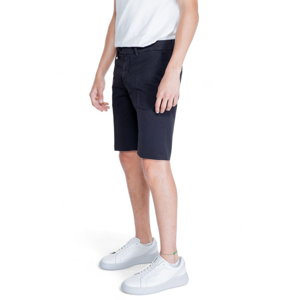 Antony Morato Schwarze Baumwoll-Bermuda-Shorts