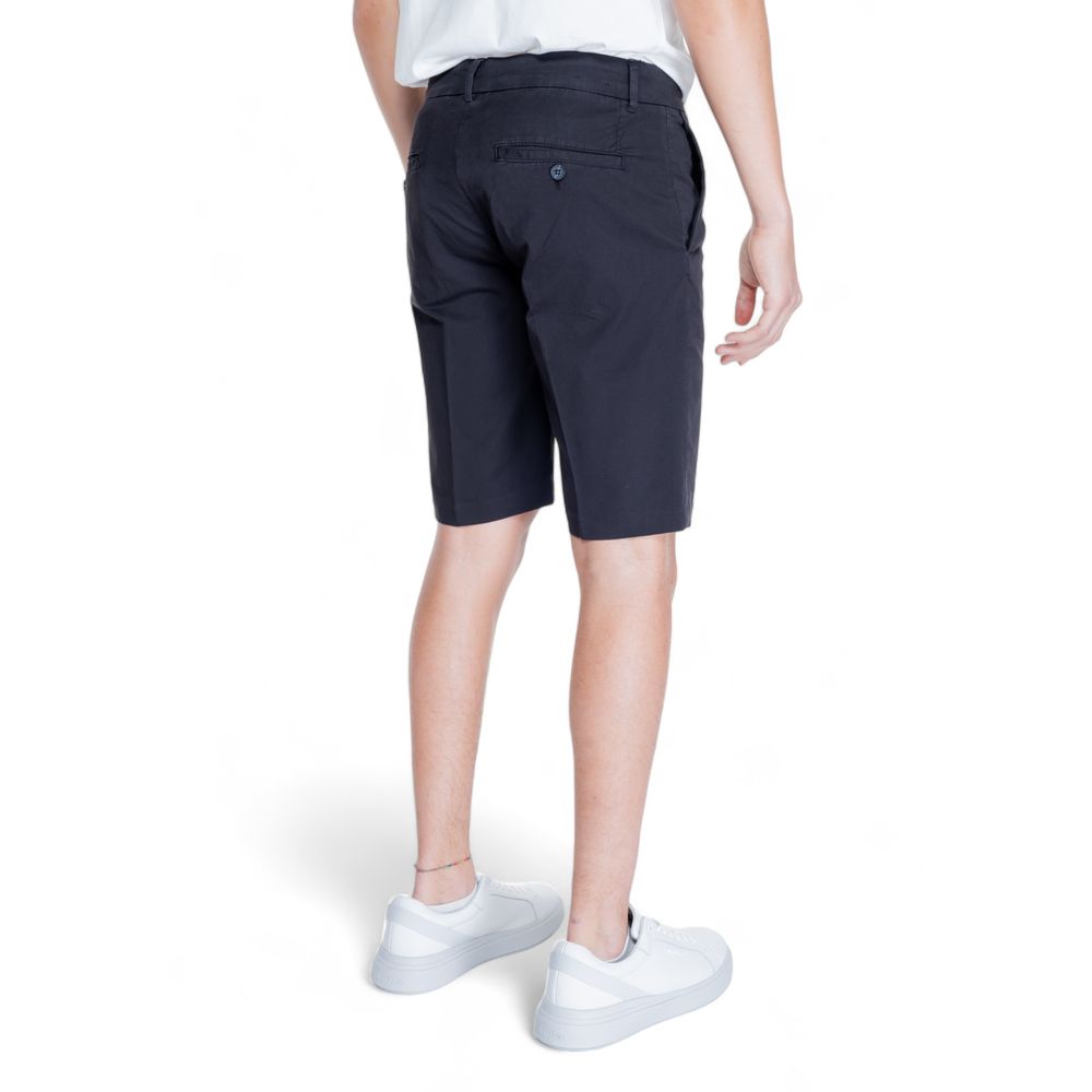 Antony Morato Schwarze Baumwoll-Bermuda-Shorts